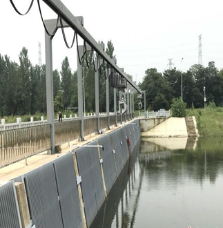 常青泵站二期土建工程，攔污柵橋、撈草機(jī)